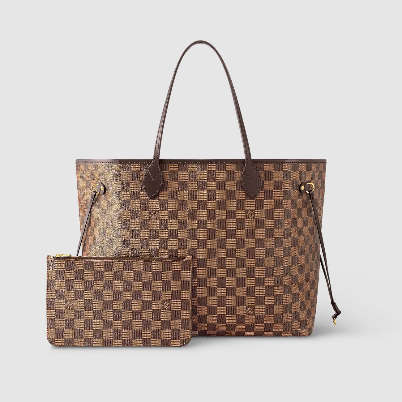 Túi Louis Vuitton Neverfull GM Nữ Damier Ebene Canvas